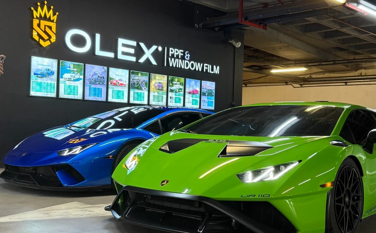 Olex Moi Garage stüdyosunda kaplaması tamamlanmış araç